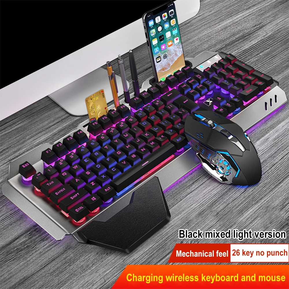 Gaming Keyboard Bluetooth - K680充電式ワイヤレスキーボードとマウス,2.4g,ゲーム,コンピューター,オフィス,スポーツに適しています