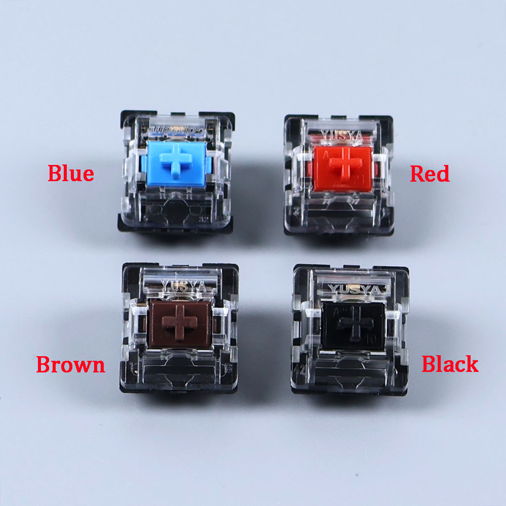 2ピンクリック式リニアタクタイルサイレントキーボードキースイ - Gaming Keyboard Blue Switches のレビューと価格