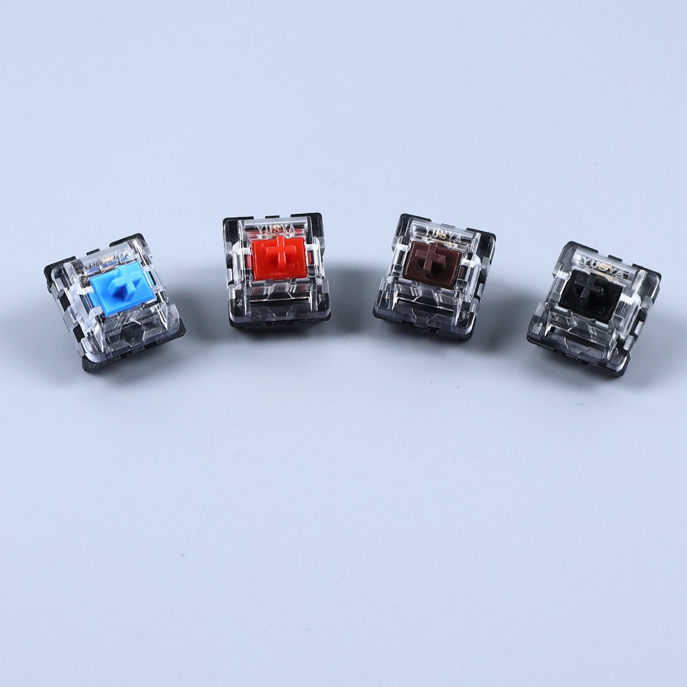 2ピンクリック式リニアタクタイルサイレントキーボードキースイ - Gaming Keyboard Blue Switches のレビューと価格