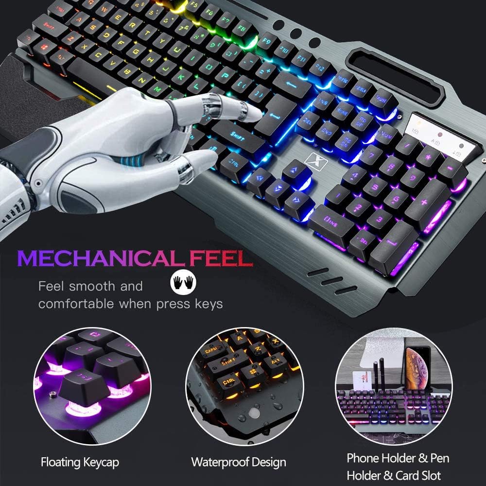 K680ワイヤレスゲーミングキーボードとマウスの組み合わせ、 - Gaming Keyboard Bluetooth のレビューと価格