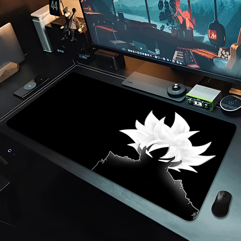 DBZ ブラックアニメマウスパッドドラゴンボール大型 PC  - Gaming Keyboard Nearby のレビューと価格