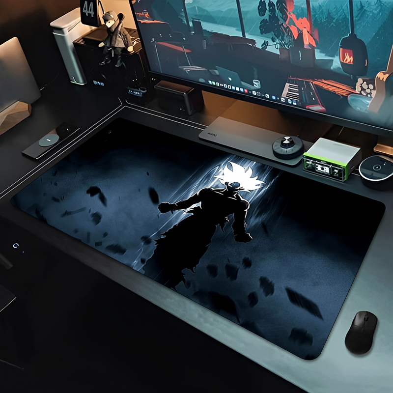 DBZ ブラックアニメマウスパッドドラゴンボール大型 PC  - Gaming Keyboard Nearby のレビューと価格