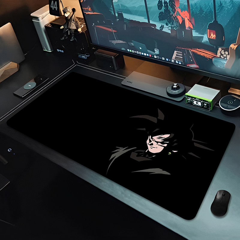 DBZ ブラックアニメマウスパッドドラゴンボール大型 PC  - Gaming Keyboard Nearby のレビューと価格