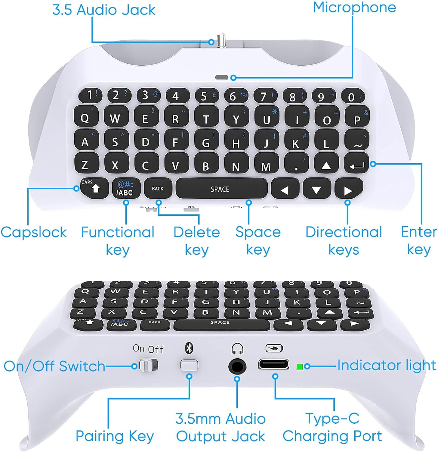 Dualsense-Bluetooth 3.0によるゲームコ - Gaming Keyboard Bluetooth のレビューと価格