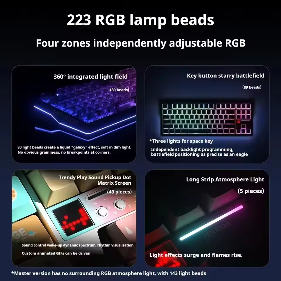 AULA F87 Pro V2 ワイヤレスメカニカルキーボー - Gaming Keyboard Blue Switches のレビューと価格