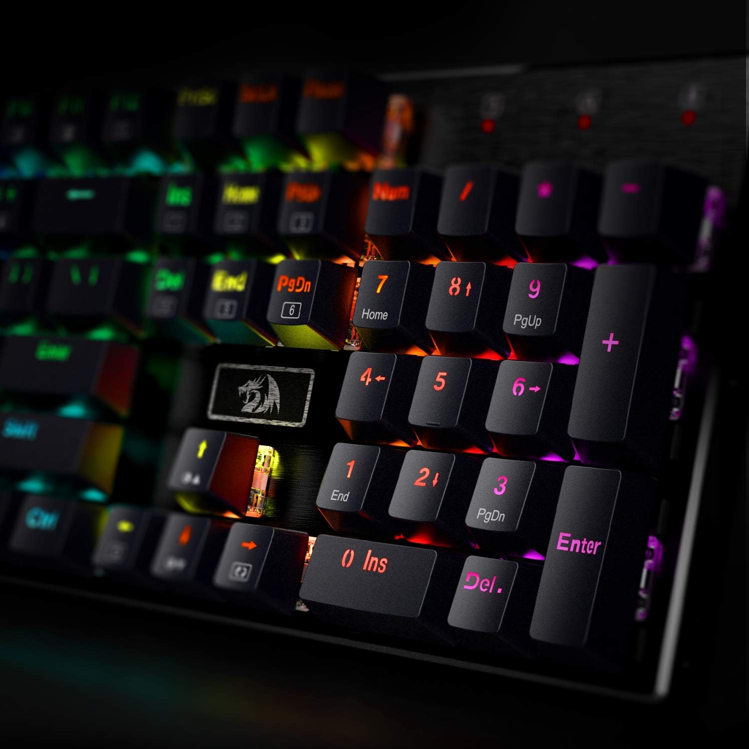 Redragon-K556有線メカニカルゲーミングキーボード - Gaming Keyboard No Noise のレビューと価格
