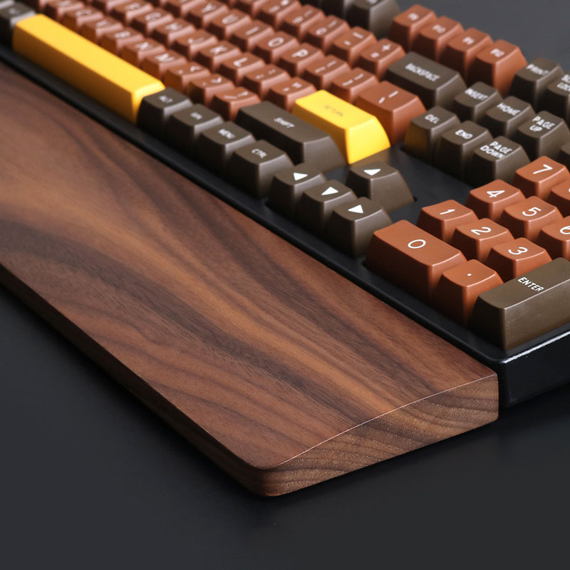 Oakウォールナット製の片手木製キーボードリストレスト,gk - Gaming Keyboard Number Pad のレビューと価格