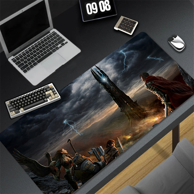 マウスパッド ラバーマウスパッド ゲーム用 ロード・オブ・ザ - Keyboard Mouse Bundle Gaming のレビューと価格