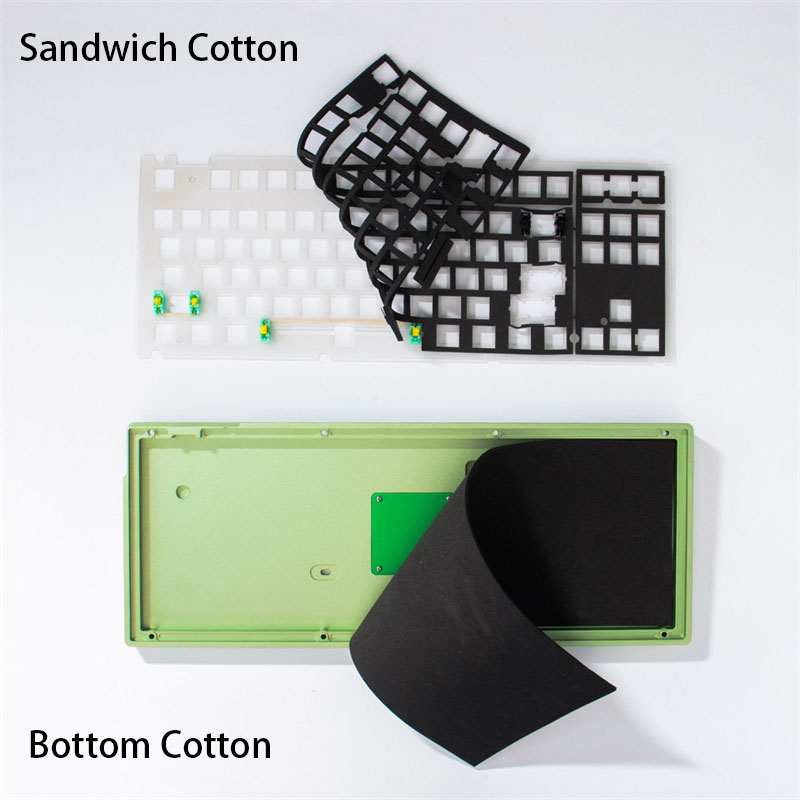 メカニカルキーボードサンドイッチ綿底綿 PORON サイレン - Gaming Keyboard No Noise のレビューと価格