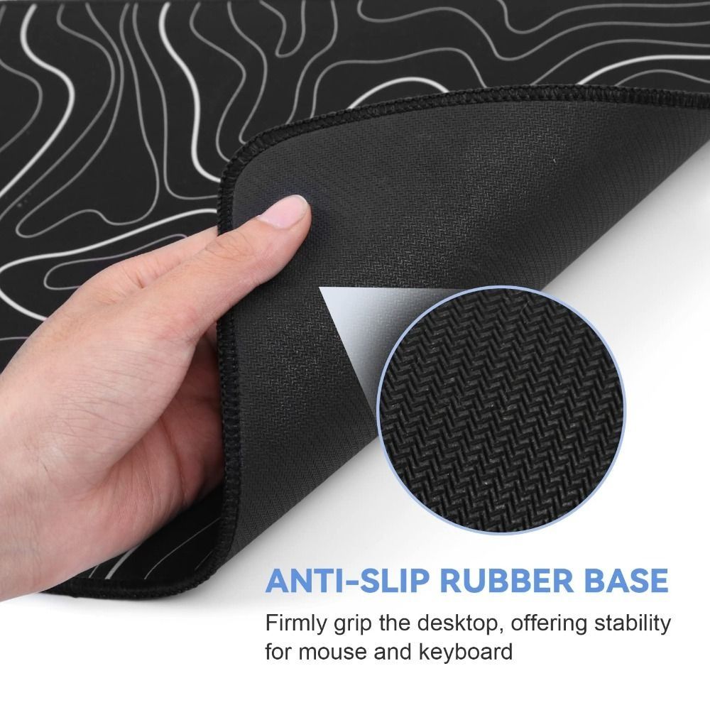 プロフェッショナルゲーミング用地形形状ゲーミングマウスパッド - Gaming Keyboard And Mouse Pad のレビューと価格