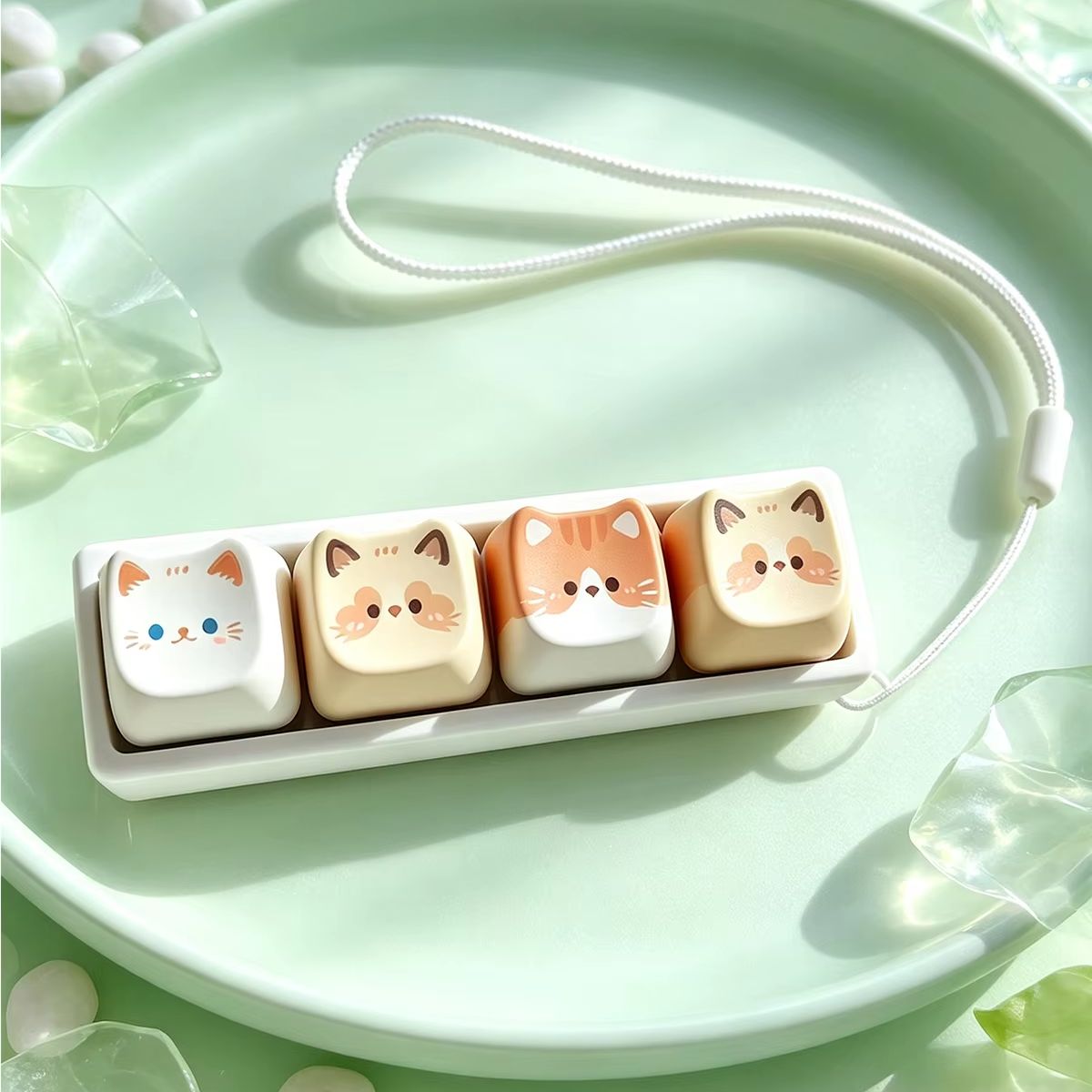 かわいい猫のメカニカルスイッチテスターキーホルダー、カワイイ - Mechanical Switch Tester のレビューと価格