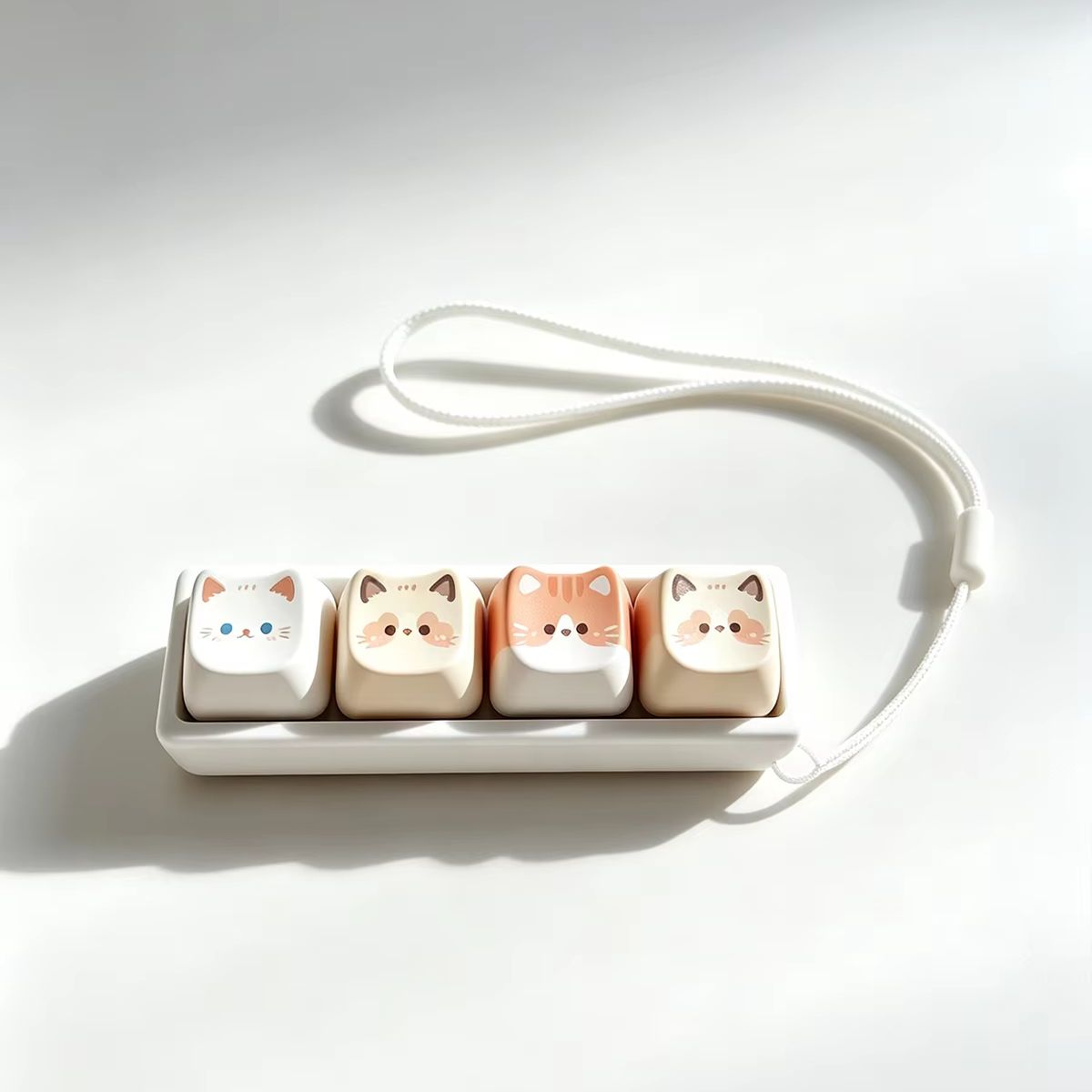 かわいい猫のメカニカルスイッチテスターキーホルダー、カワイイ - Mechanical Switch Tester のレビューと価格