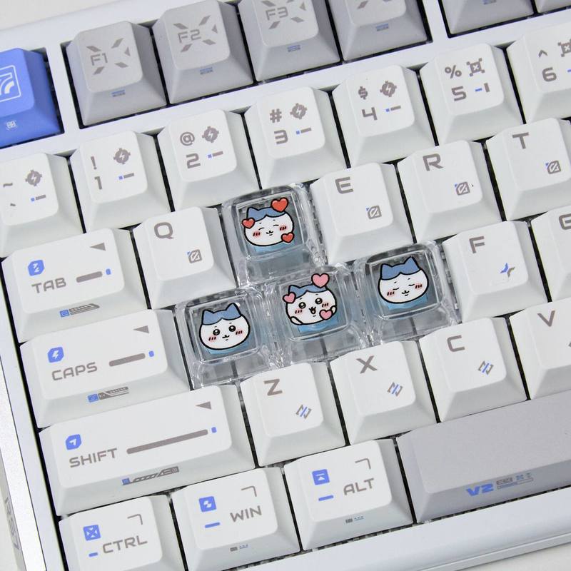 Chiikawa 4 個手作り透明 PC バックライト付きパ - Gaming Keyboard Nearby のレビューと価格