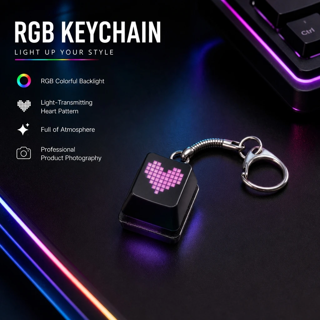 ミニRGBキーボードキーホルダー フィジェットトイ メカニカ - Mechanical Switch Tester のレビューと価格