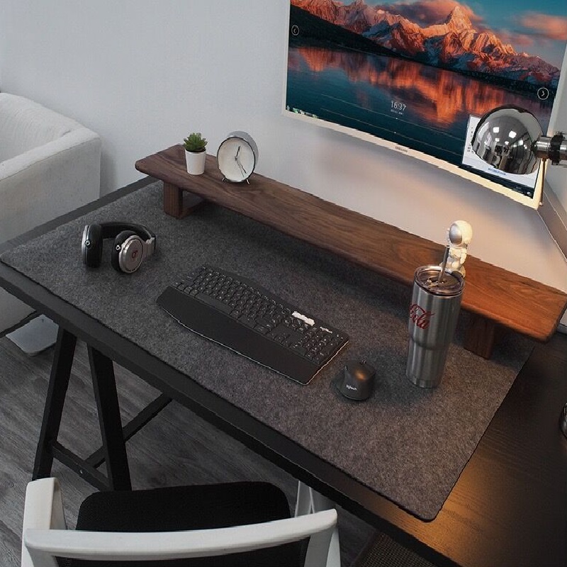 80 センチメートル × 40 センチメートルダークグレー大 - Gaming Keyboard And Mouse Pad のレビューと価格