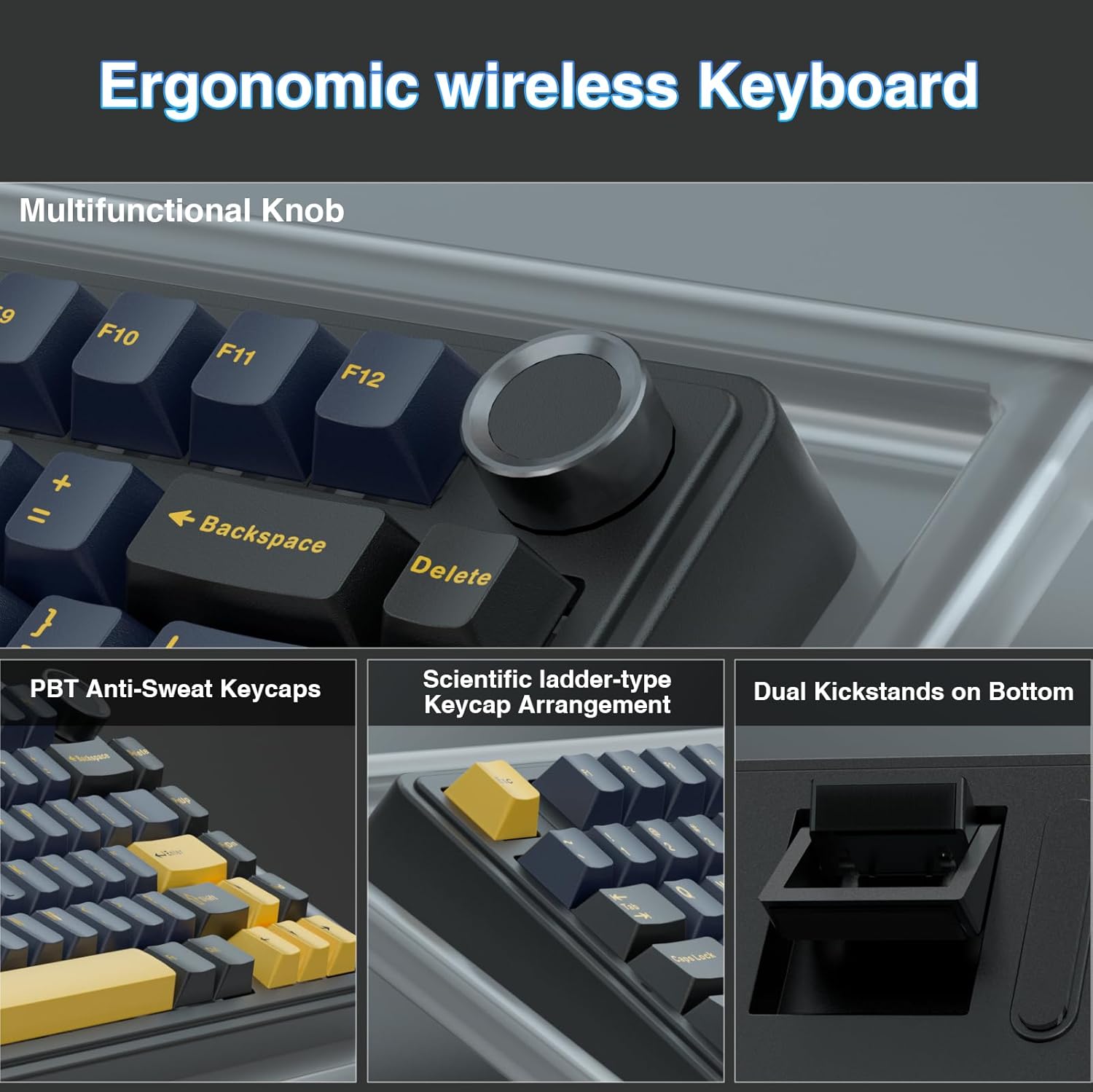Aula F75 メカニカルキーボード、完全ホットスワップ対 - Gaming Keyboard Number Pad のレビューと価格