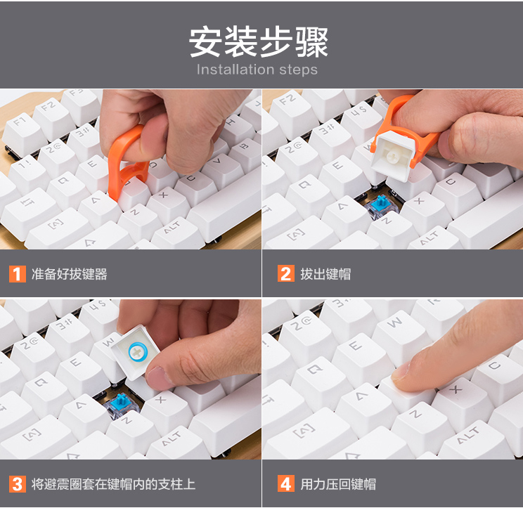 104 ピース/パックサイレントリングゴムバンドノイズリダク - Gaming Keyboard No Noise のレビューと価格