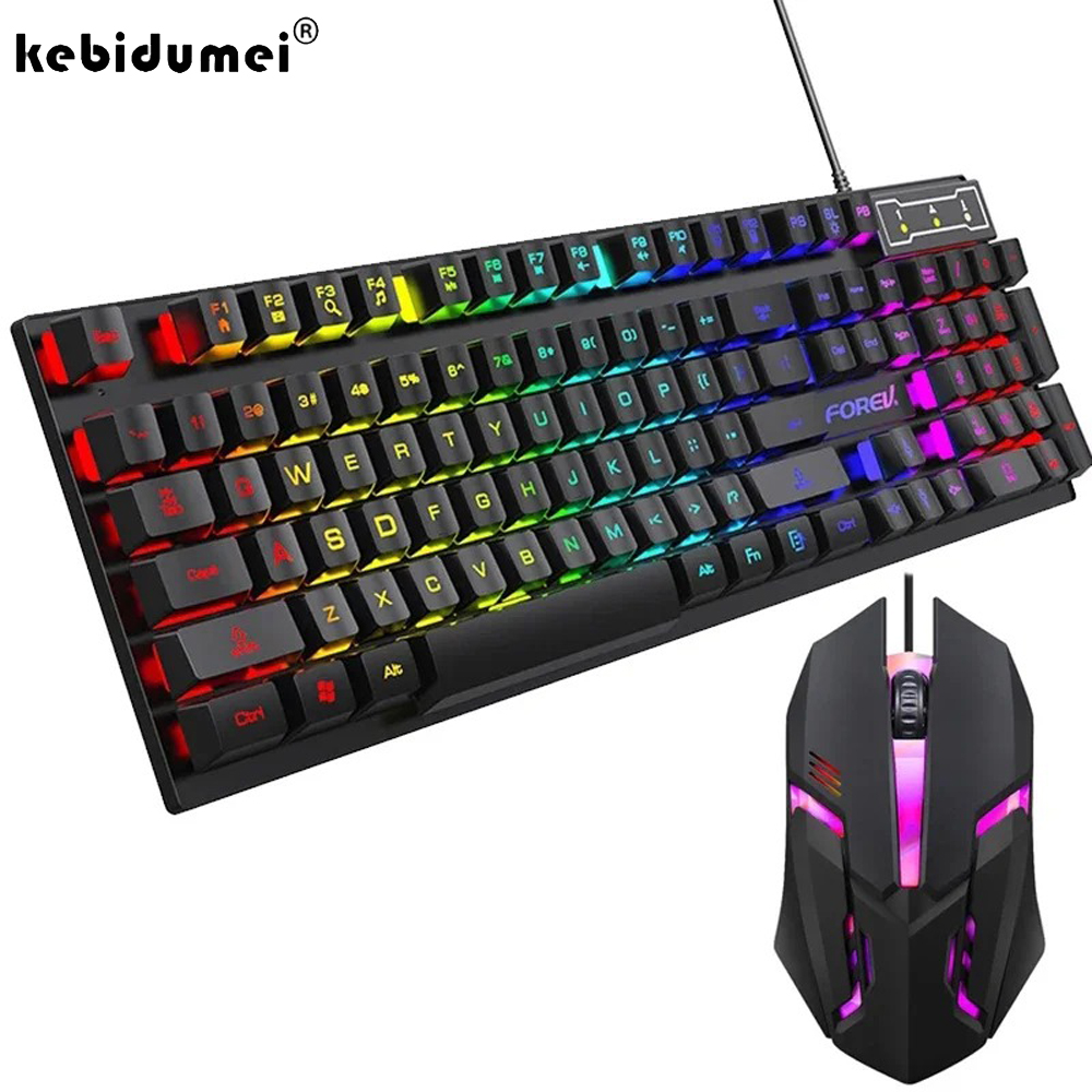 Kebidumei 104 キーバックライト付きメカニカルキ - Keyboard Mouse Bundle Gaming のレビューと価格