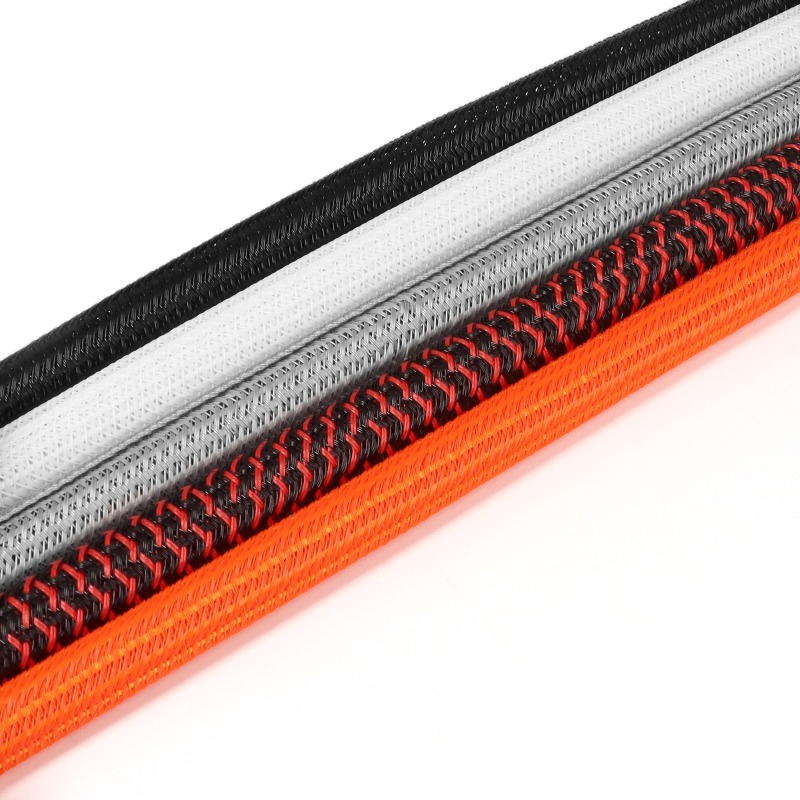 3/5/10m PET ケーブルスリーブ セルフクローズド  - Coiled Usb Cable のレビューと価格